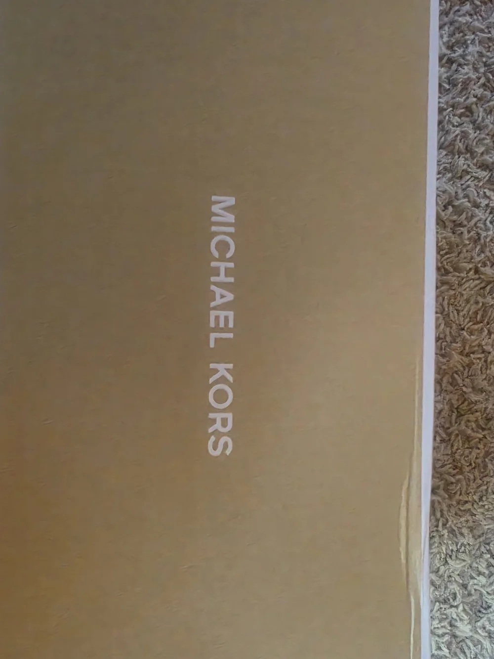 Michael Kors Black Leather Loafers with Gold MK Emblem